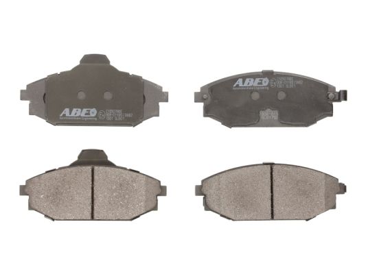 Plaquettes de frein avant ABE C10507ABE (X1)