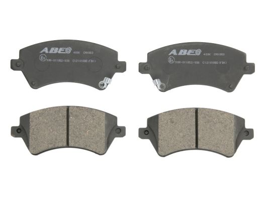 Plaquettes de frein avant ABE C12101ABE-P (X1)