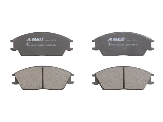 Plaquettes de frein avant ABE C14020ABE (X1)