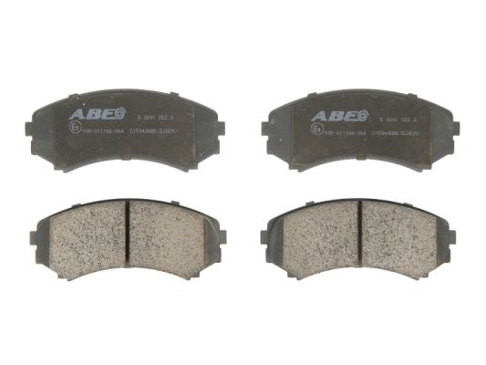 Plaquettes de frein avant ABE C15040ABE (X1)