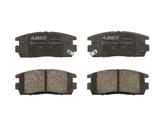 Plaquettes de frein arriere ABE C20012ABE (X1)