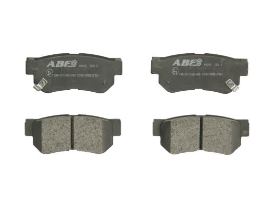Plaquettes de frein arriere ABE C20510ABE-P (X1)