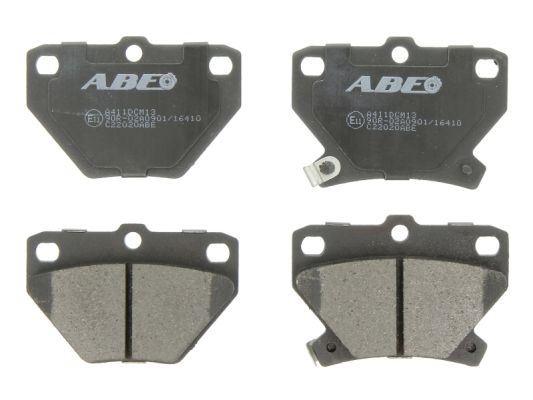 Plaquettes de frein arriere ABE C22020ABE (X1)