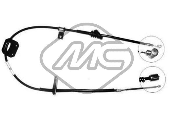Cable d'accelerateur Metalcaucho 82604 (X1)