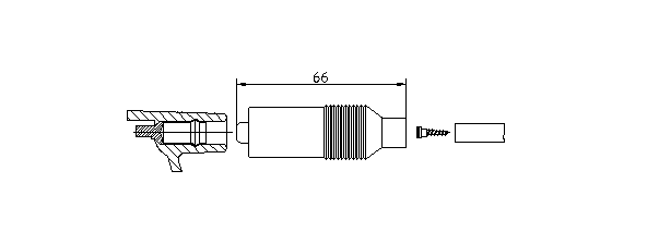 Connecteur de cable d'allumage BREMI 10223/1 (X1)