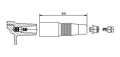 Connecteur de cable d'allumage BREMI 13555A1 (X1)
