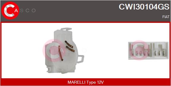 Régulateur, intervalle d'essuyage CASCO CWI30104GS (X1)