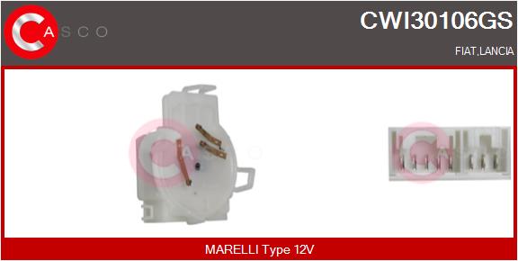 Régulateur, intervalle d'essuyage CASCO CWI30106GS (X1)