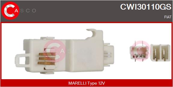Régulateur, intervalle d'essuyage CASCO CWI30110GS (X1)