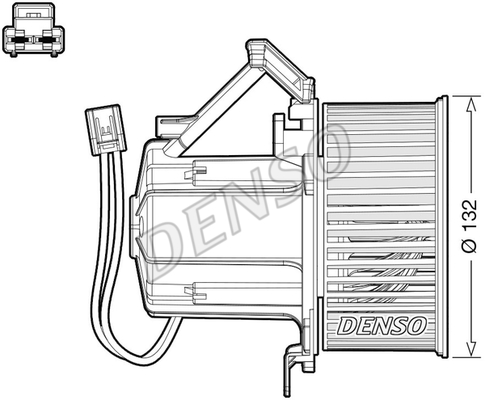 Chauffage et climatisation DENSO DEA02008 (X1)