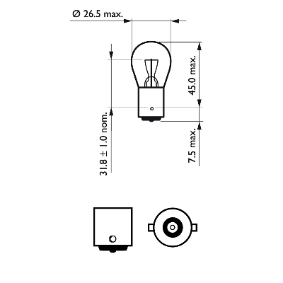 Ampoules PHILIPS 12498LLECOB2 (X1)