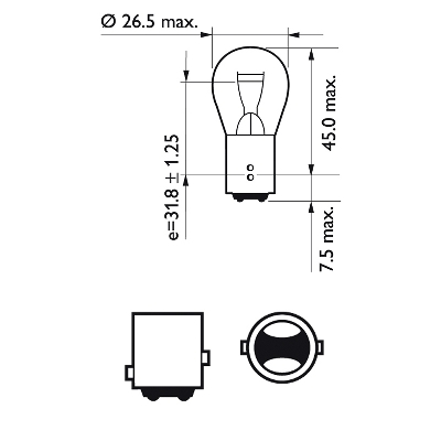 Ampoules PHILIPS 12499LLECOB2 (X1)