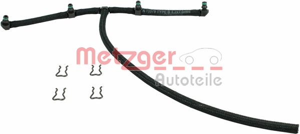 Tuyau de carburant de fuite injecteur METZGER 0840020 (X1)